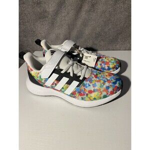 Adidas FortaRun 2.0 EL K Kids Shoes Size 5.5 Multi-Color Dot Confetti NWT IE3395